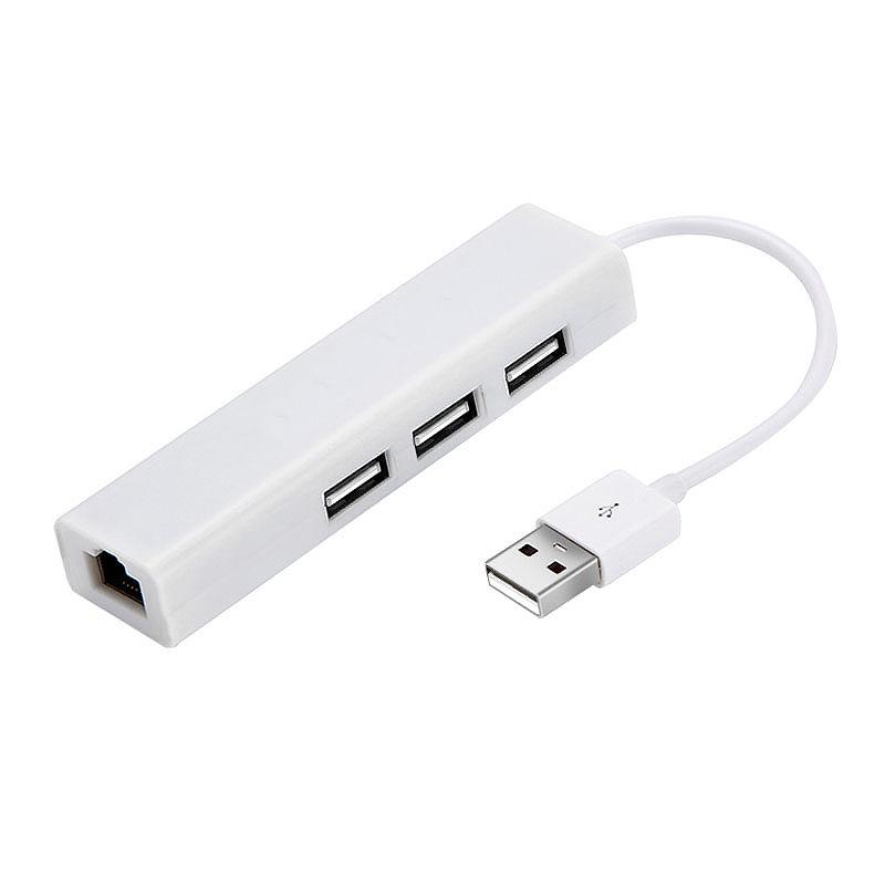Dual Interface USB-C 3.0 to RJ45 Gigabit Ethernet Adapter for Laptops