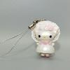 Sanrio Anime 4Cm Keychain Cos Hello Kitty Cat Figure Doll Kawaii Cake Room Decoration Christmas Toy Gifts For Girls Children