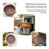 Bakeware Accessory Silicone Silicone Pot Reusable Dishwasher Safe Fryer Basket Non Stick Flexible Fryer Tray Baking and Frying