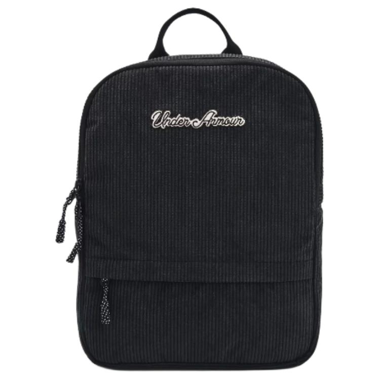 Under Armour Corduroy Backpack Small Women s Black 1384676-001 Small