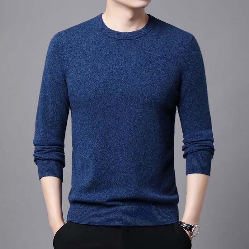 Antonio Men's 100% Cashmere Crew Neck Sweater