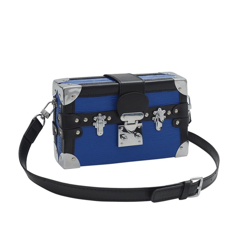 Trendy Box Messenger Bag: Stylish High-End Design for Men & Women