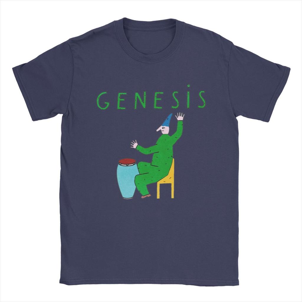 Genesis Band T Shirt for Men Pure Cotton Leisure T-Shirt Round Neck Tees Short Sleeve Tops New Arrival