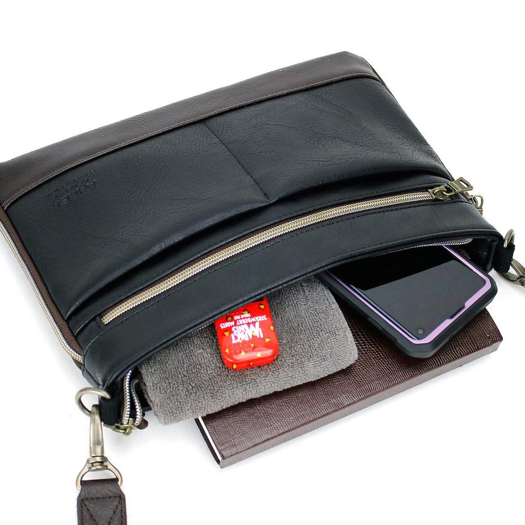 Mini Shoulder Bag Sacoche 2WAY Larga AX2030 Black [Avirex]