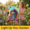 1pc Aloha Tiki Tropical Garden Ag Vibrant Summer Outdoor Yard Decor