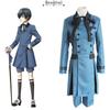 Stunning Black Butler Ciel Phantomhive Cosplay Costume Set With Exquisite Workmanship For Theme Parties