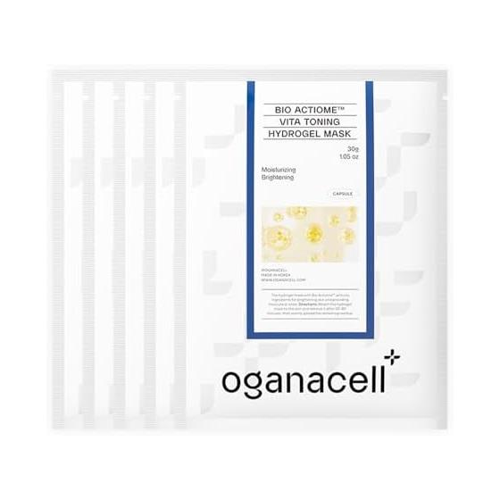 Oganacell Face Mask Beauty Mask Pack Contains Liposomal Capsule Technology Contains High Concentration of Vitamin C & E Collagen Skin Tone Up,