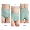 FEISEDY Pure Cotton Lace Butt Tummy Feminine A8078 95% High-Waist Panties, 3-Piece Set, Sexy, Seamless, Shapewear, Lifting, Control, Breathable,