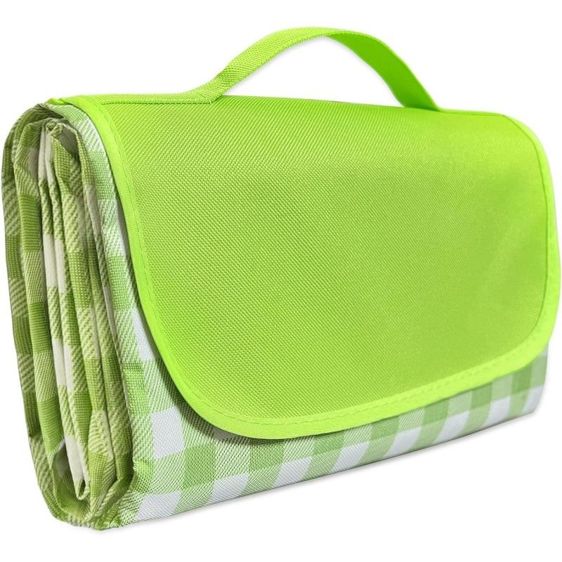 Extra Large Picnic Outdoor Blanket, Waterproof Foldable Picnic Mat for Beach, Camping – Color Sent Randomly Non-Food Direct Contact