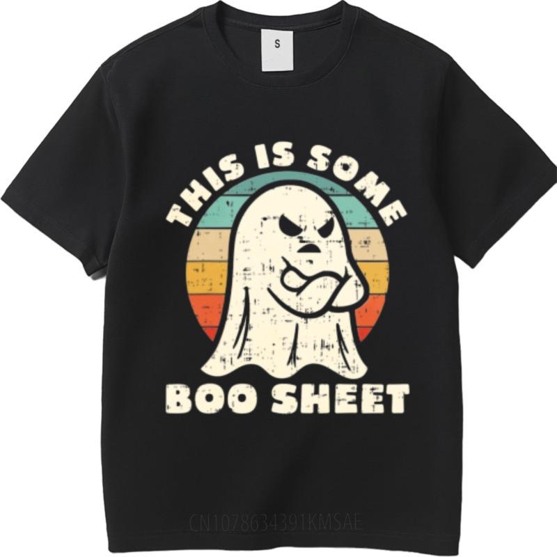 Atmungsaktives T-Shirt Reisen Für ihn Rundhals-T-Shirt Große Größe Das Ist Ein Geister-Design Retro Herren-T-Shirt Wesentliches T-Shirt