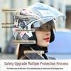 3C Certified Unisex Electric Motorcycle Helmet, All-Season, Winter Warmth
