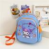 Kindergarten Primary School Students Schoolbag Cute Fun Cartoon Foreign Style Contrasting Color Children'S Backpack Anti-Lost Children'S Bag