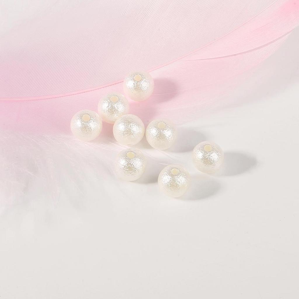 10-500Pcs ABS Wrinkled Pearl Beads for DIY Jewelry Craft Making Home Decoration Art Faux Pearls for Vase Fillers
