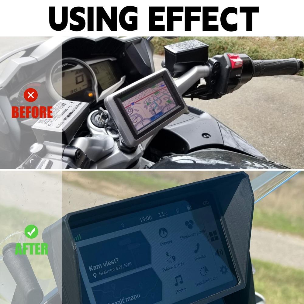 Motorcycle Visor For Garmin Zumo XT Motorcycle Dashboard Sunshade
