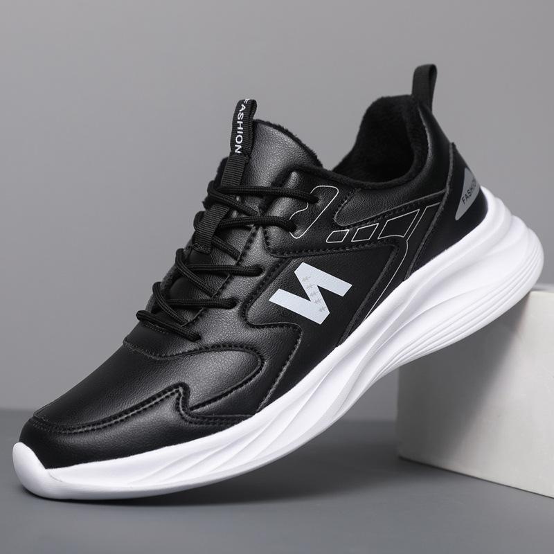 Herrenschuhe 2025 Herbst und Winter neu einzelne Baumwolle gleiche leichte weich besohlte Laufschuhe Paar Damen Freizeit Sport weiße Schuhe