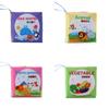 Soft Quiet Baby Cloth Book Early Education Toy Animal Recognition Learning