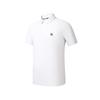 FILA Golf Iconic Outdoor Classic Sun Protection UV Resistant Knitted Short Sleeve Golf Shirt Men tops A11M635145F-WT