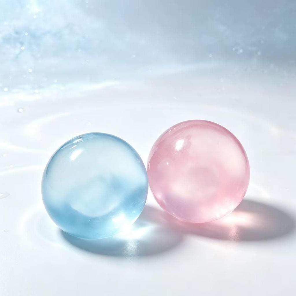 High-Value Translucent Coconut Oil Stress Ball - Slow Rebound Venting Toy