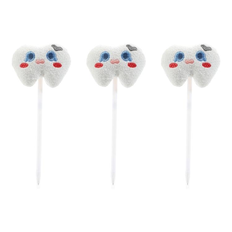 

6 Pcs Cartoon Dolls Neutral Pen 1.0mm Gel Pen Novelty Pen Stationery Pen Writing Pen Plush Gel Ink Pen Journaling Pen