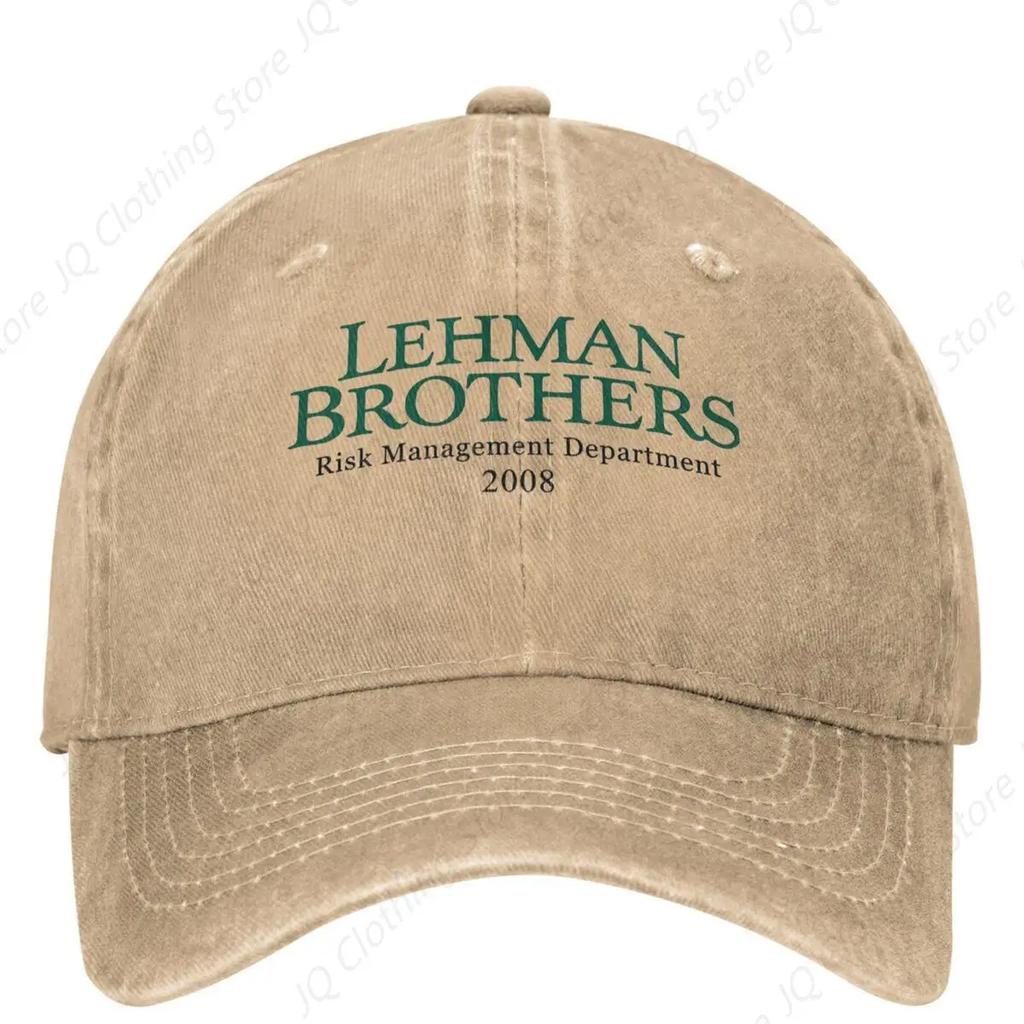 Lehman Brothers Ležérní Baseballová Čepice Letní Klasická S Potiskem Písmen Truckerka Sluneční Ochrana Tenis Skate Hip Hop Čepice Módní Čepice