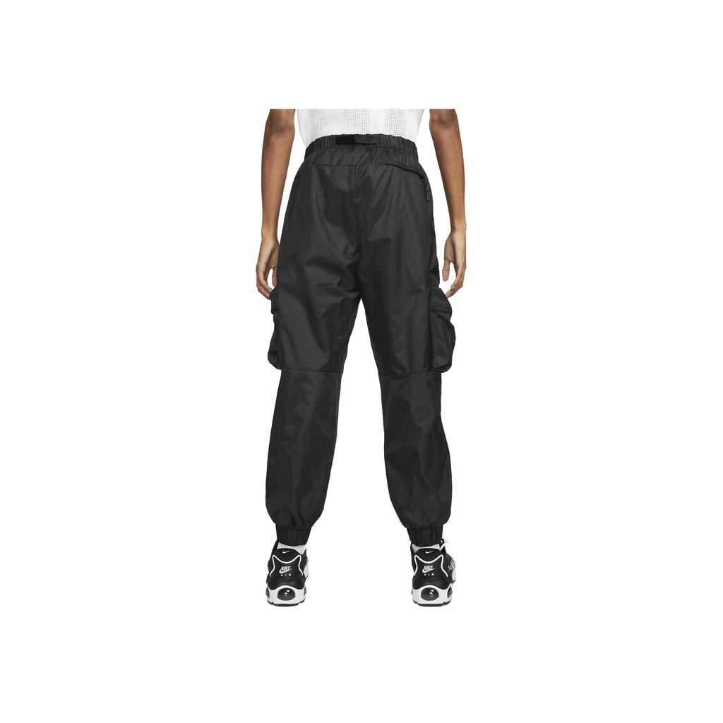Nike Tech Solid Color Cuffed Pocket Woven Casual Pants Men Pants Black FB7911-010