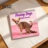High Definition Dog Photography 2027 Pooping Dogs Square Wall Calendar Funny Theme 12 Month Hanging New Year Gift for Owners Planner Home Office,
