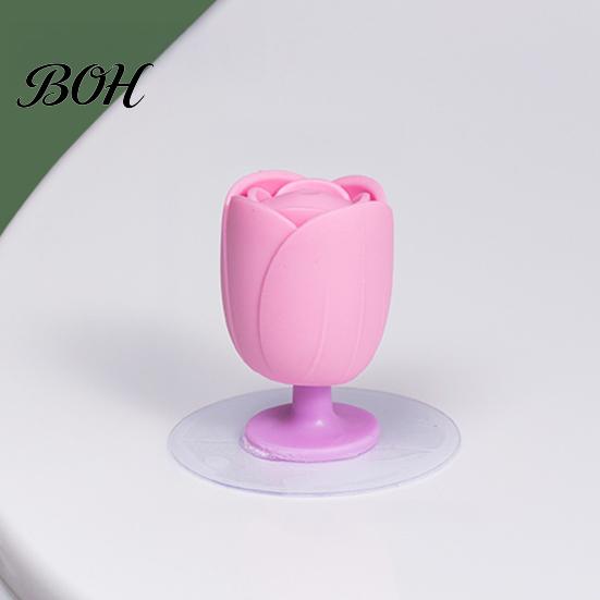 Convenient Bathroom Tool Toilet Lid Lifter with Flower Handle, Silicone Easy Lifting Opener, Anti-slip Gadget, No-touch Seat Handle for Gadgets