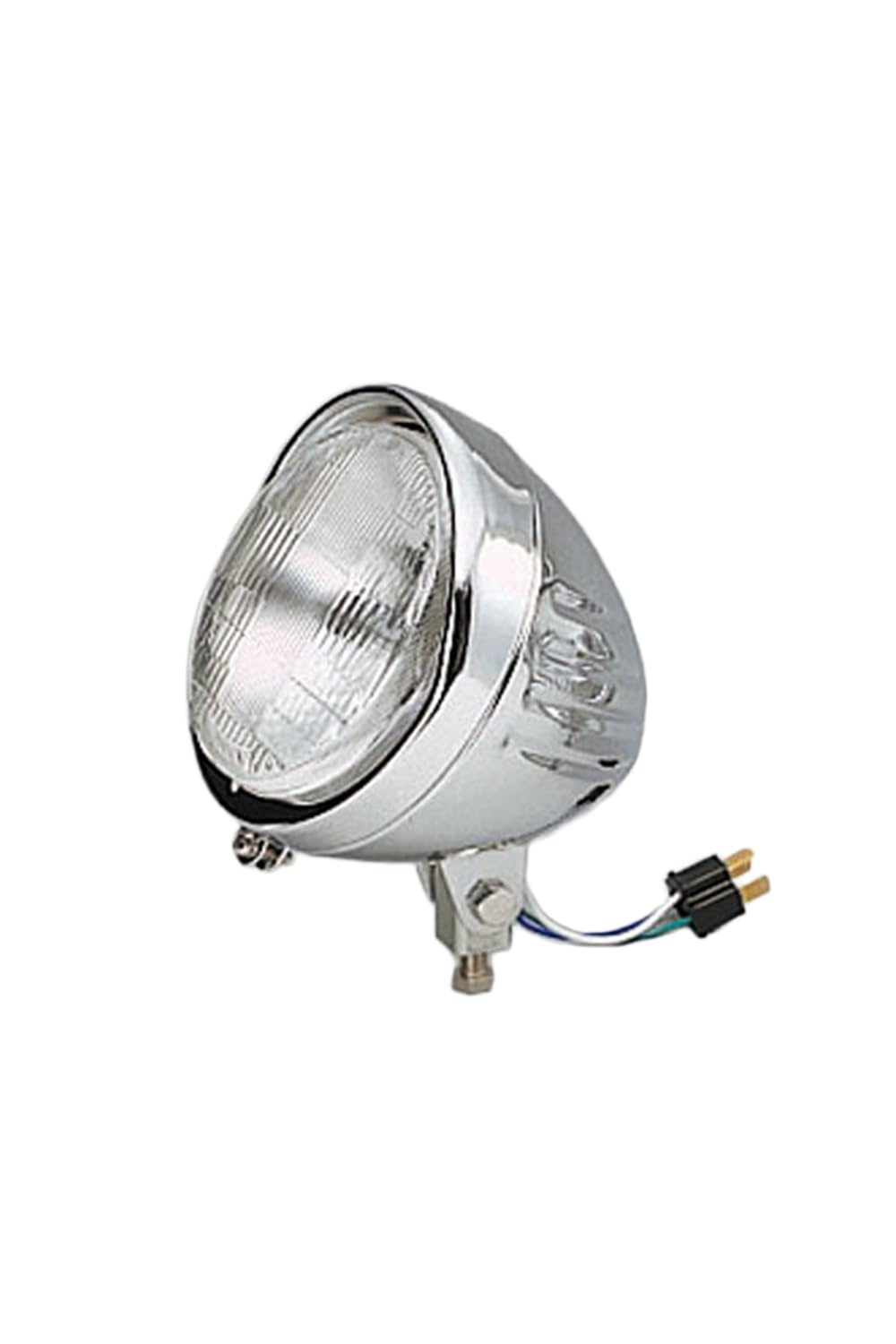 

Kijima 205-086 Motorcycle Parts Custom Headlight Armor Type 5.5 Inch H4 Coupler Universal Plating серебряный