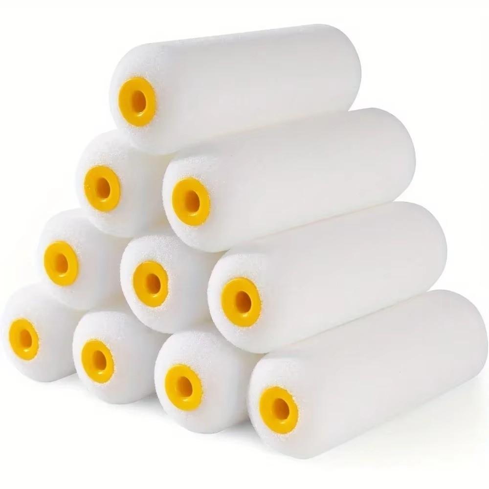 4/6 Inch Roller Foam Paint Roller High-Density Wall Paint Roller For Cabinets