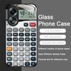 Funny Digital Calculator Pattern Tempered Glass Phone Case for OPPO Realme 13 Pro Plus 12 11 10 9i C55 X7 GT Neo 2 3T Hard Cover