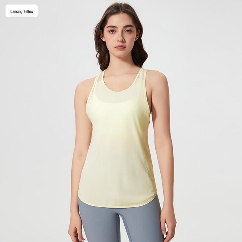 YIXI Women s Quick-Dry Ice Silk Sleeveless Sports Top