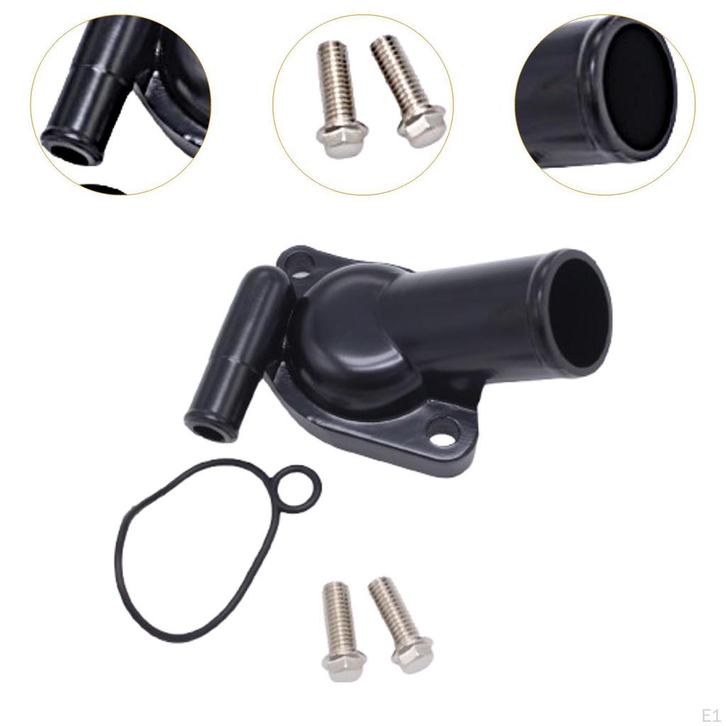 Kryt termostatu vodního hrdla Kompatibilní s černým kovem pro motory 253 308 V8 Snadná výměna dílů