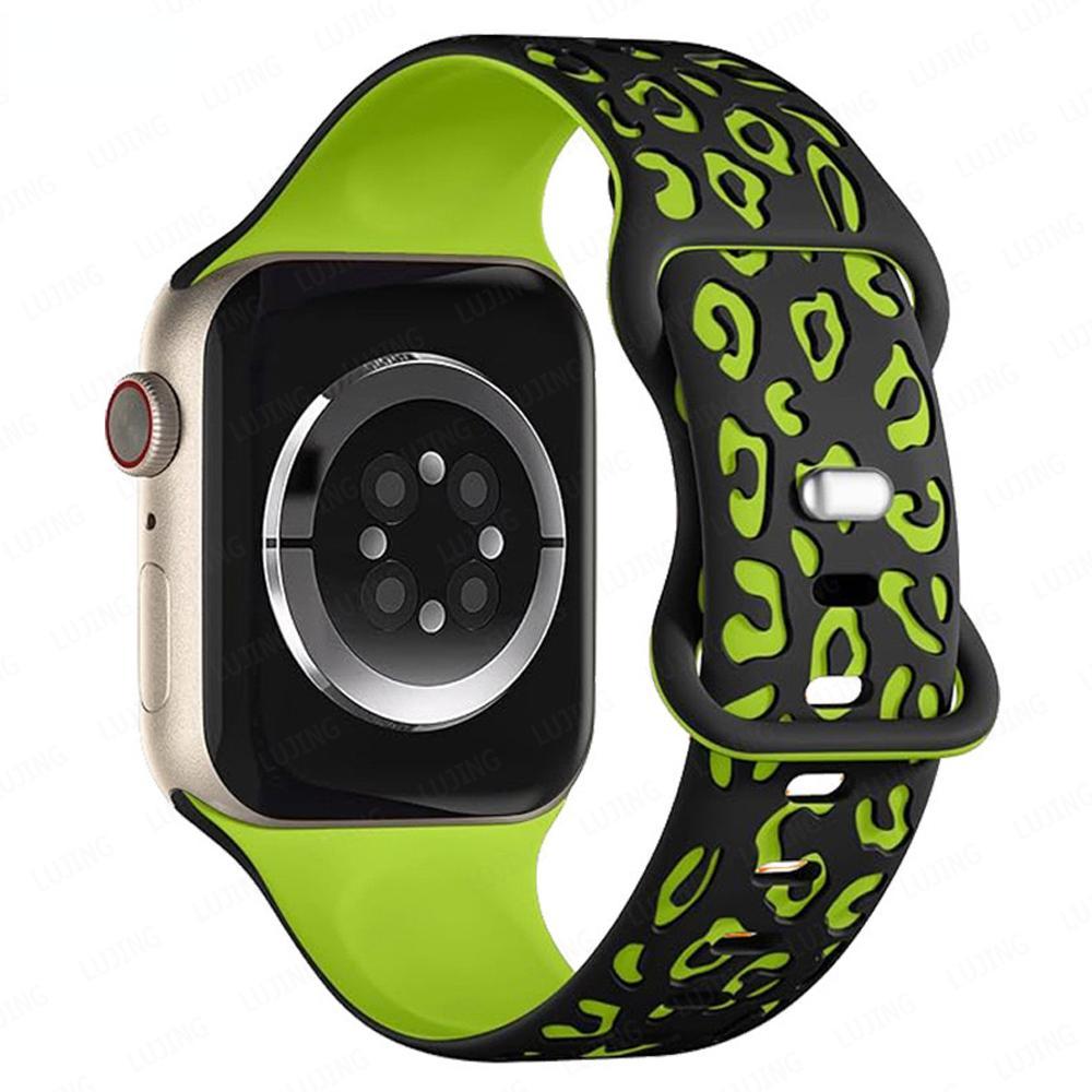 Strap For Apple Watch Band 45/44/42/41/40/49/40 Mm Engraved Correa Bracelet Iwatch Series Ultra 2 9 7 Se 3 6 8 5 4