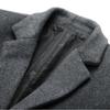 Cappotto di Lana da Uomo Fornitura Lana Lana Cappotto di Lana Moda Revers con Cotone Lana Cappotto da Uomo