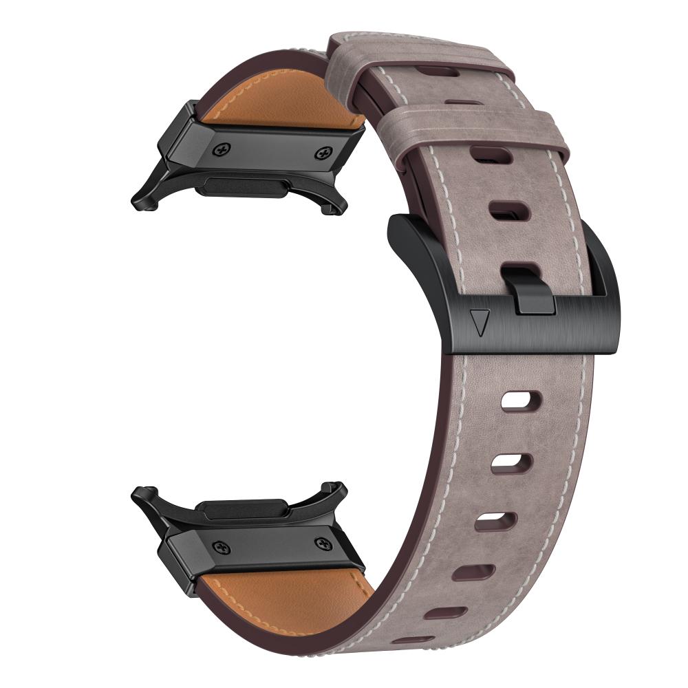 Metal+Leather Strap for Samsung Galaxy Watch Ultra 47mm Wristband Accessories for Samsung Galaxy Watch 8-7 Ultra 47mm Belt