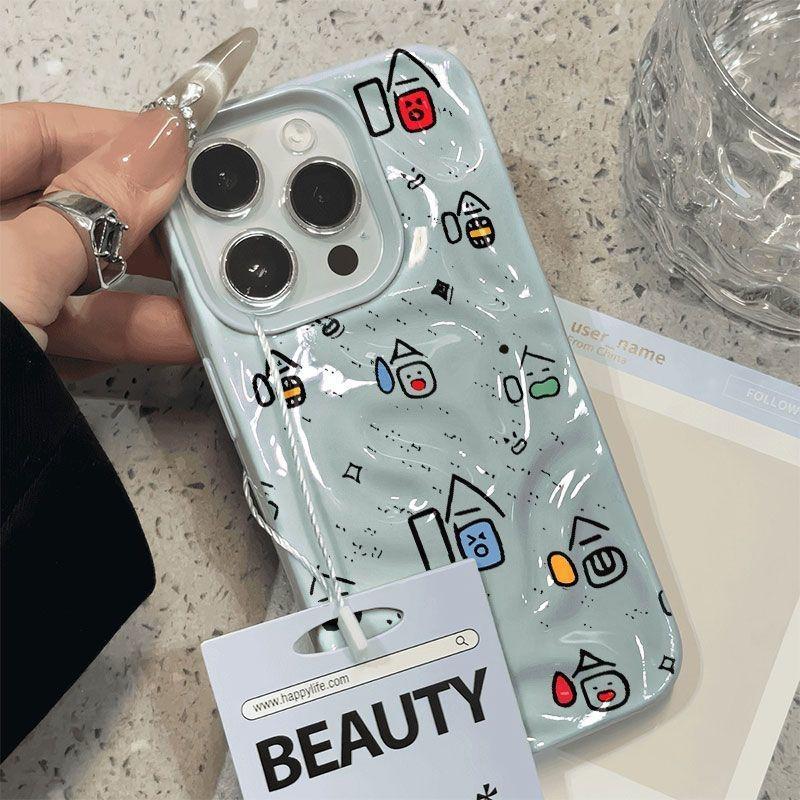 

Trendy Ink Splash Case for Apple 17, 17 Pro, 16 Pro Max, and 14 14