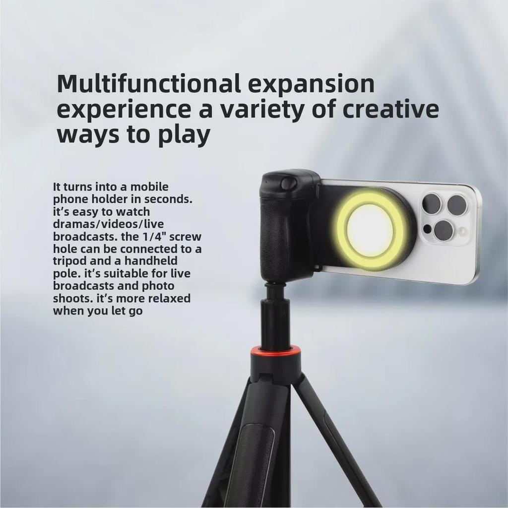 Cezhraničné selfie svetlo: Magnetický stabilizátor a výplňové svetlo pre mobilnú fotografiu