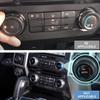 Knob Cover for F150 AC Climate Control Switch/Trailer/4WD/VOL/Tune Button Interior Center Console Trim Accessories Compatible with Ford F150 XLT 2016