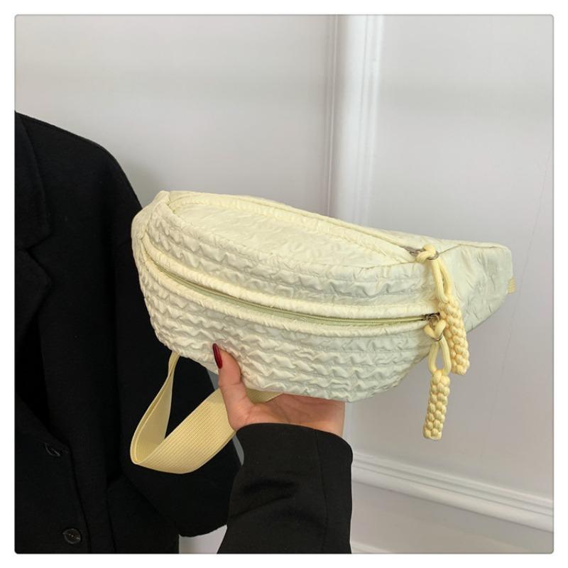 Breast Bag Lightweight Girl Fashionable Fresh and Sweet Shoulder Bag Student Class Casual Messenger Bag Fanny Pack