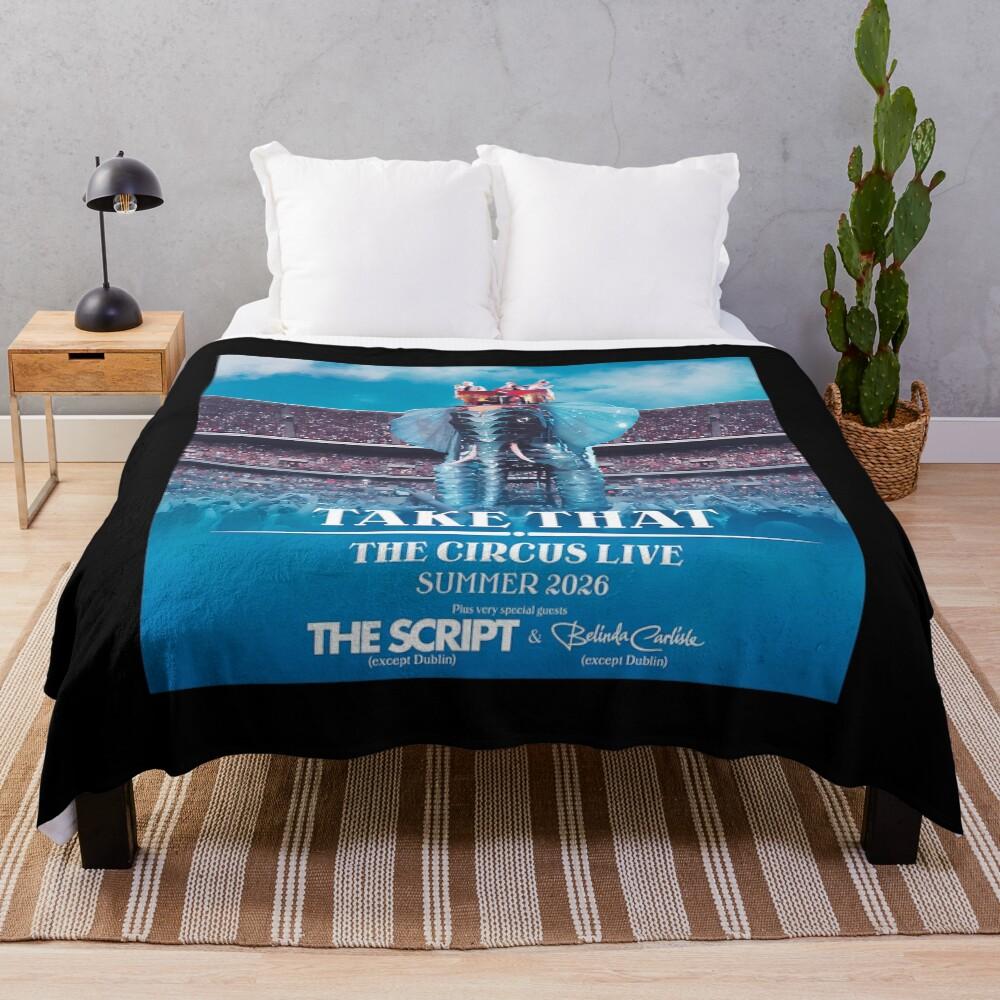 The Circus Live Tour 2026 Throw Blanket