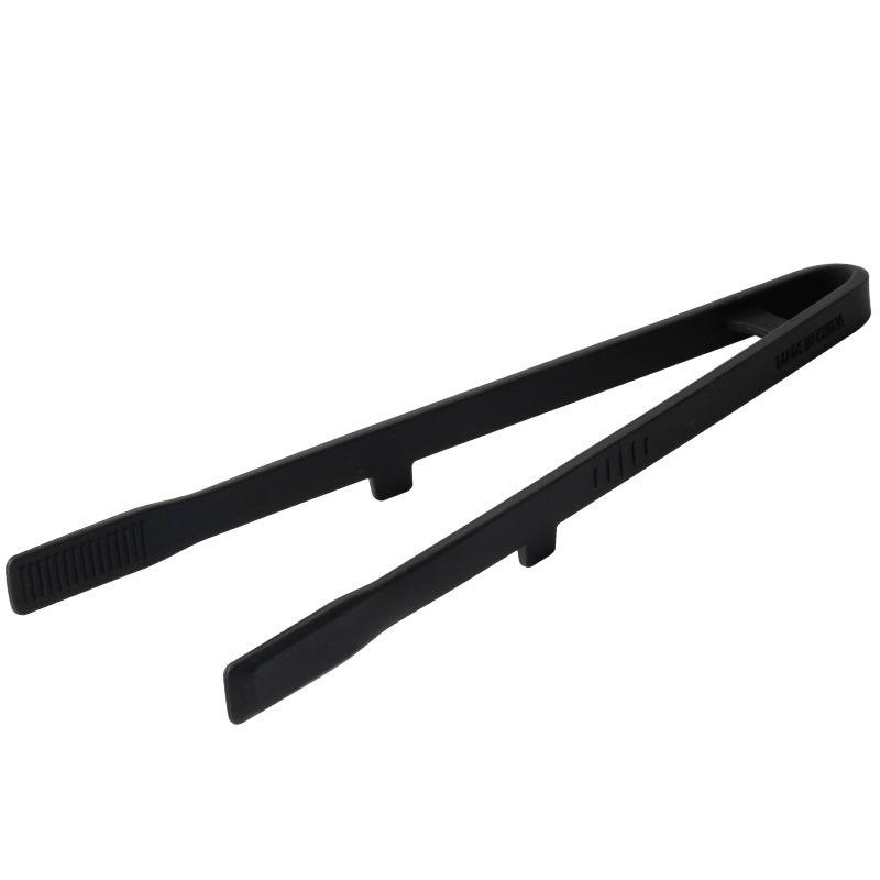 

Silicone Grill Tongs Non-Stick Food Bread Clip Heat Resistant BBQ Salad Cooking Clamp Steak Pasta Clip for Kitchen Accessories чорний
