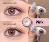 Color Contact Lenses With Soft Colored Lenses 1 Pair 14.3 mm Natural Color Lenses for Vision Eye Lens