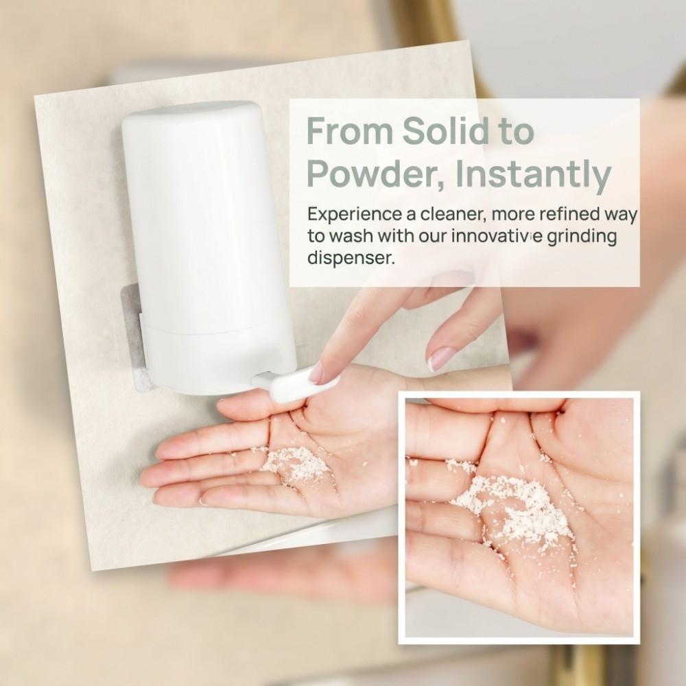 Wall Mounted Bar Soap Dispenser White Soap Grinder Box Soap Grinding Tool  Toilet Sink Accessory
