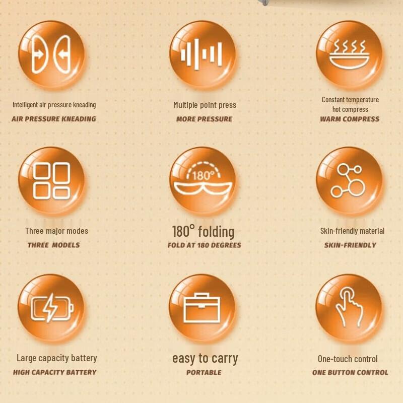 HEZHENG Foldable Eye Massager