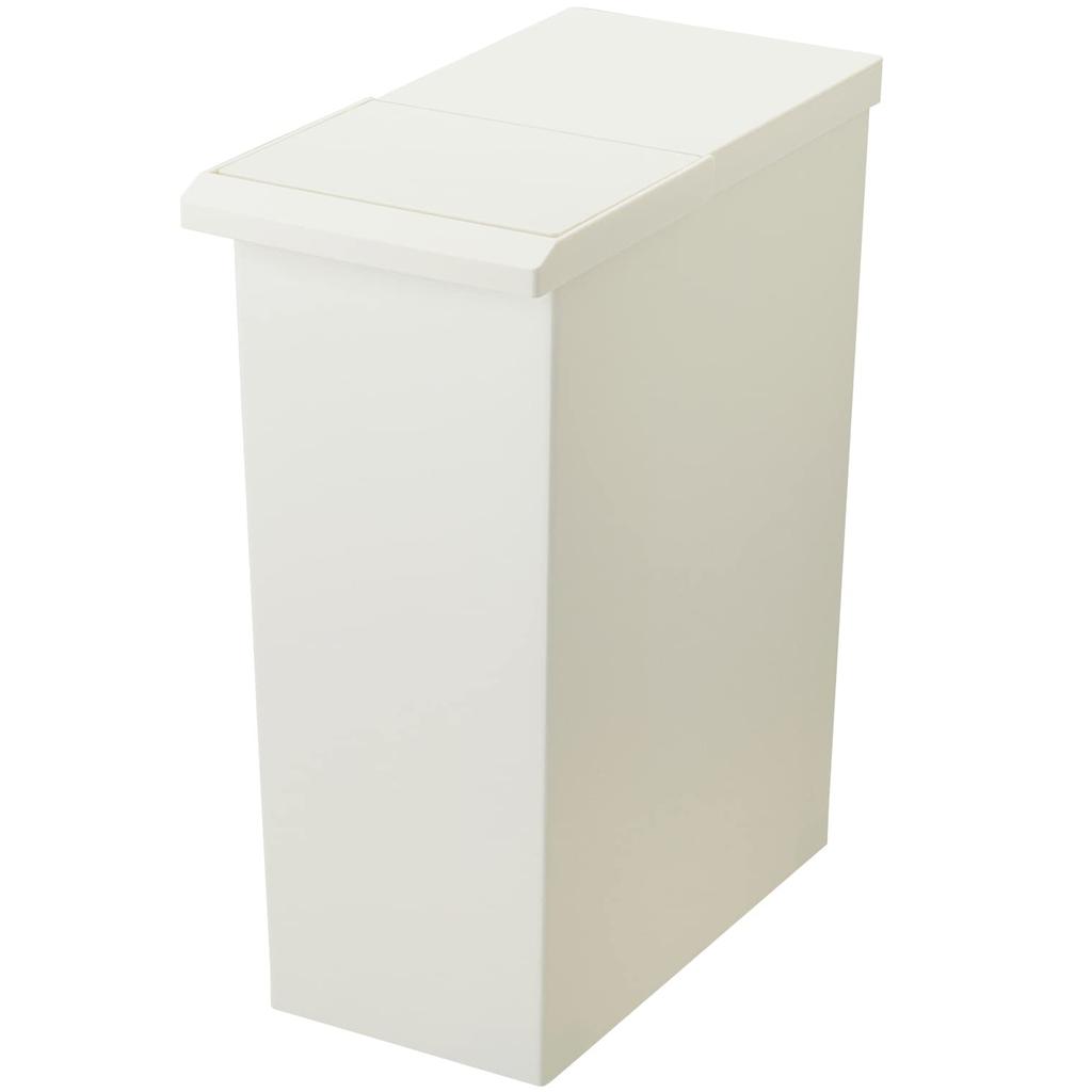 Squirrel Trash Can TOSTE Lever Open 30L White Made In Japan 174738