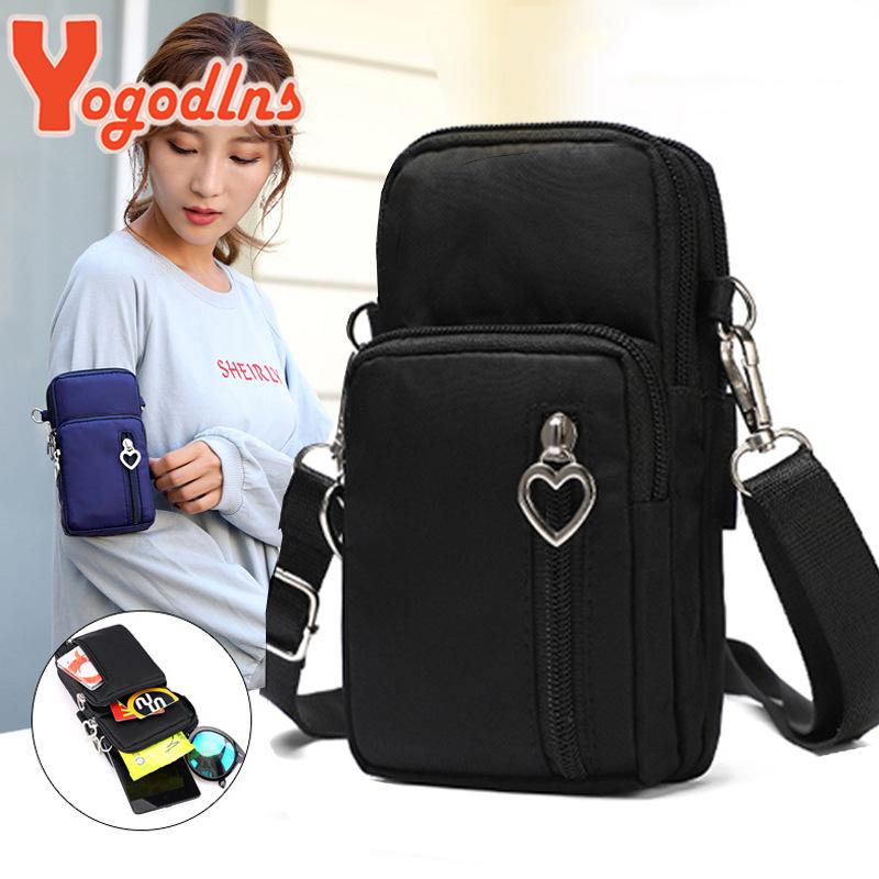 Crossbody Bags For Women Waterproof Nyl Multifuncti Casual Small Bag Mobile Phe Case Crossbody Bag Sports Purse