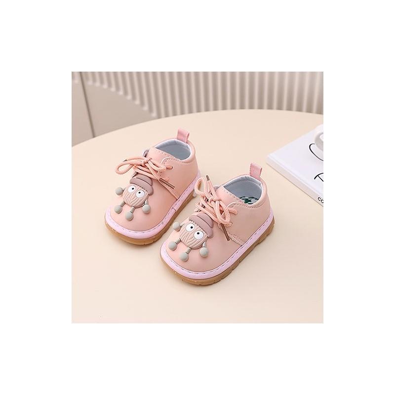 Cartoon Kleinkinderschuhe Mit Sound Für Mädchen Und Jungen Sommer Frühling Herbst Synthetisches Leder