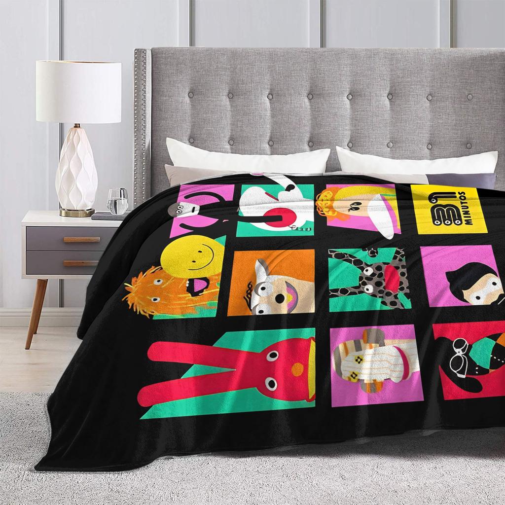 31 Minutos Blankets Chilean Comedy Flannel Novelty Soft Throw Blankets for Chair Covering Sofa Spring Autumn