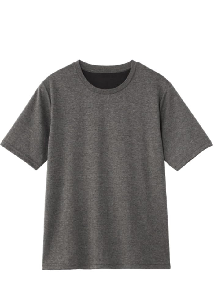 Servan Short Sleeve Home Heather Size LL Women's Wear/Recovery Shirt, Gray,
