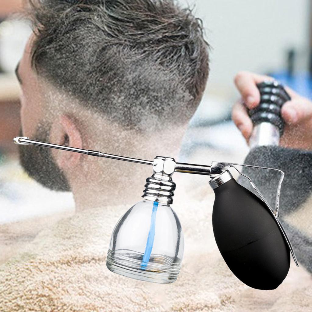 Powder Air Blower Men'S Aftershave Lotion Talcum Dispenser Spray Bottle Hair Fiber Applicator for Hairdressers Home use